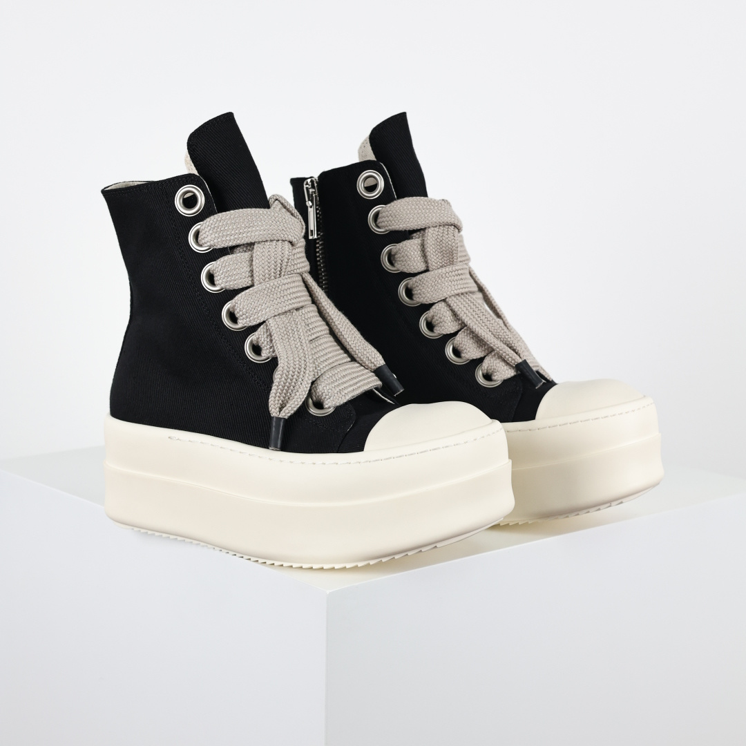 Rick Owens DRKSHDW Mega Bumper Jumbolace 圆头拉链 6.5cm 