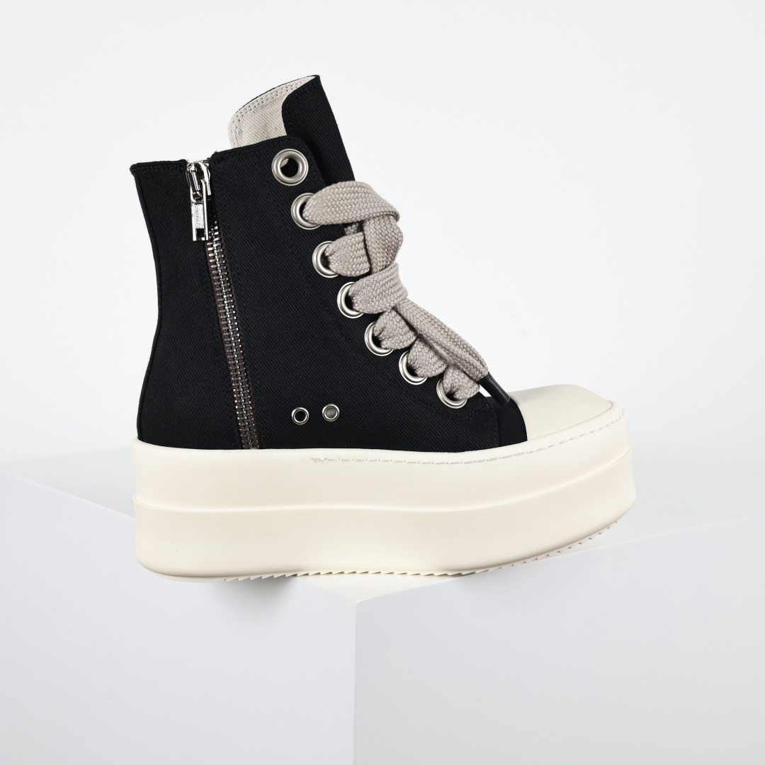 Rick Owens DRKSHDW Mega Bumper Jumbolace 圆头拉链 6.5cm 