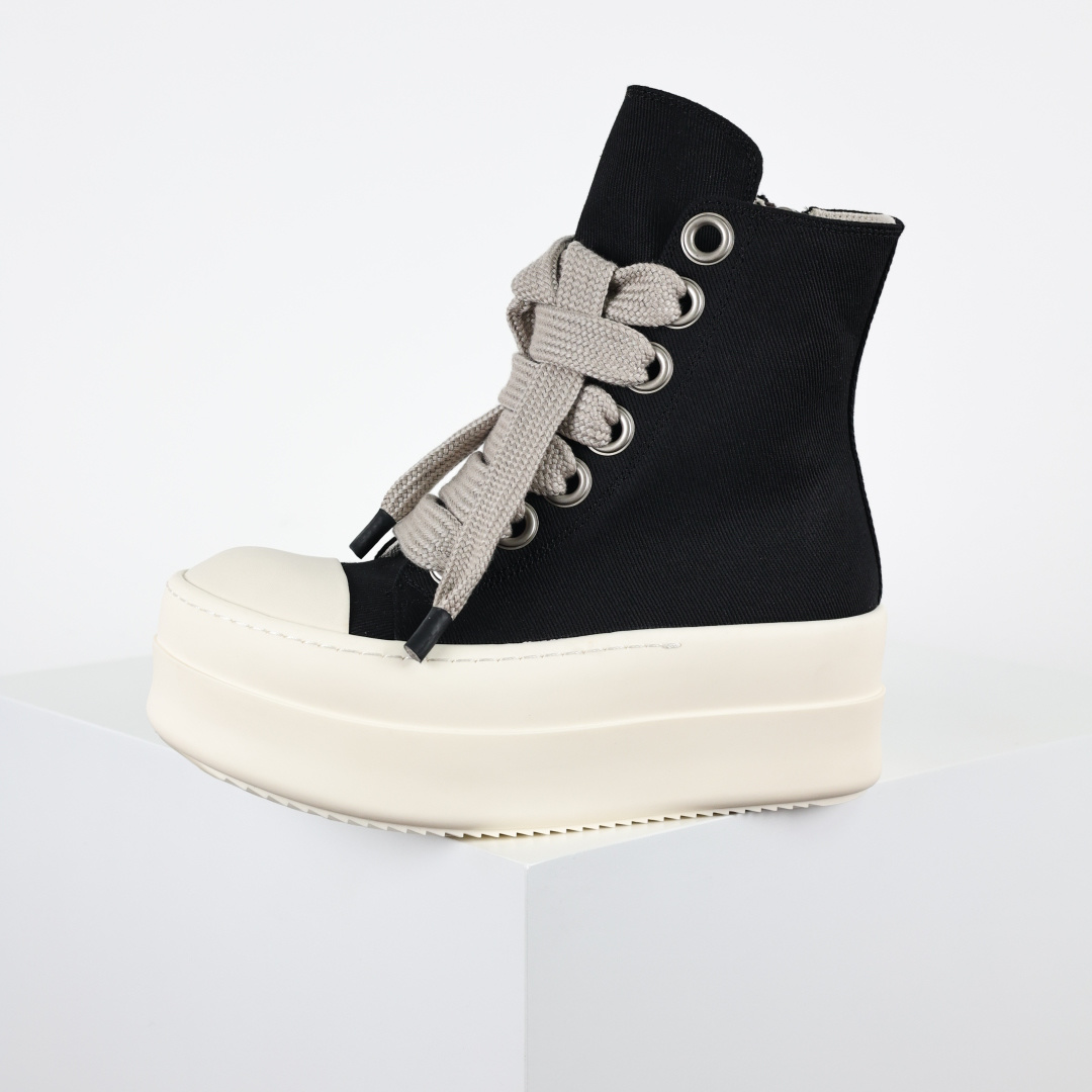 Rick Owens DRKSHDW Mega Bumper Jumbolace 圆头拉链 6.5cm 