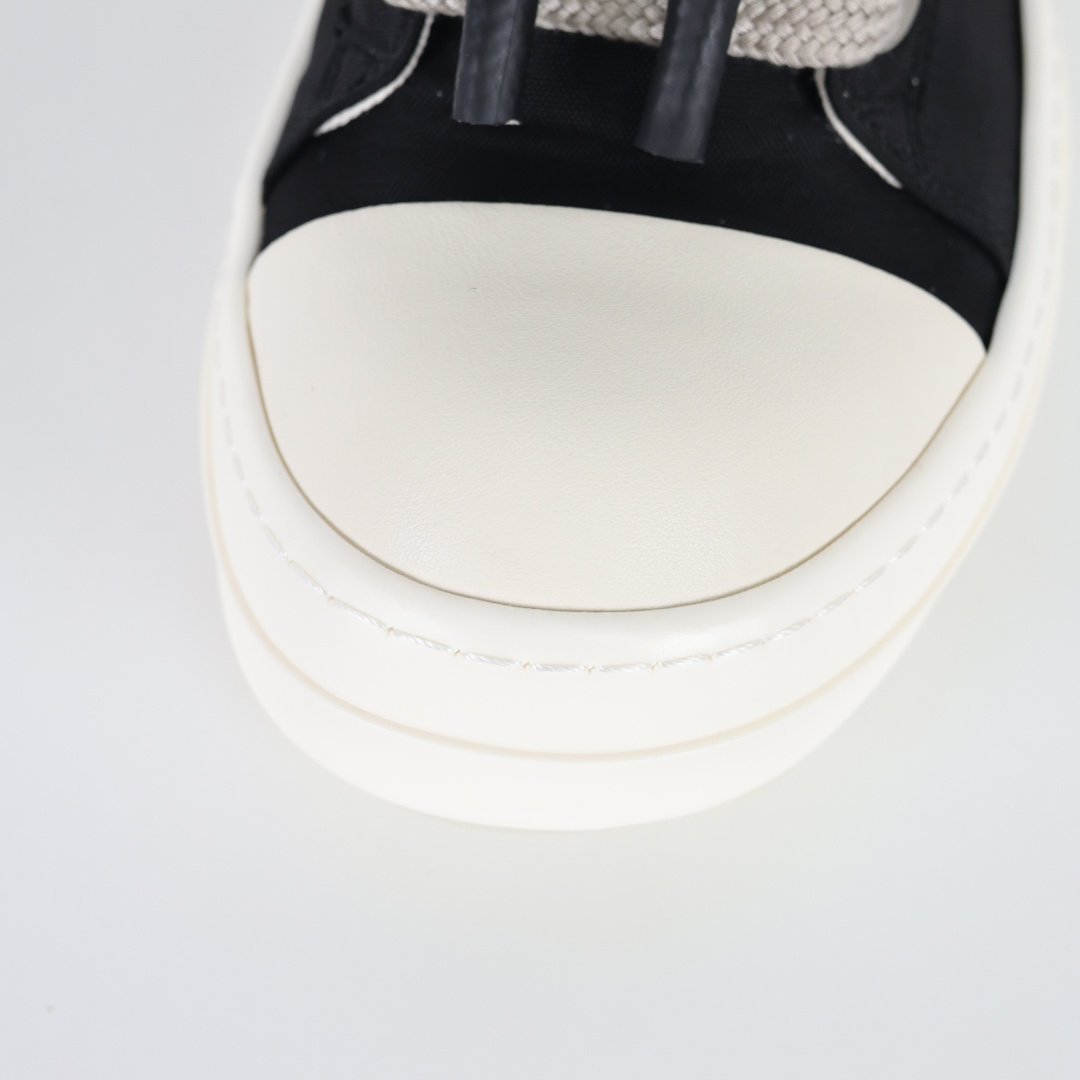 RO / Rick Owens DRKSHDW 瑞克·欧文斯大匡威/低帮/厚底/ 光泽金属尼龙布 低帮 