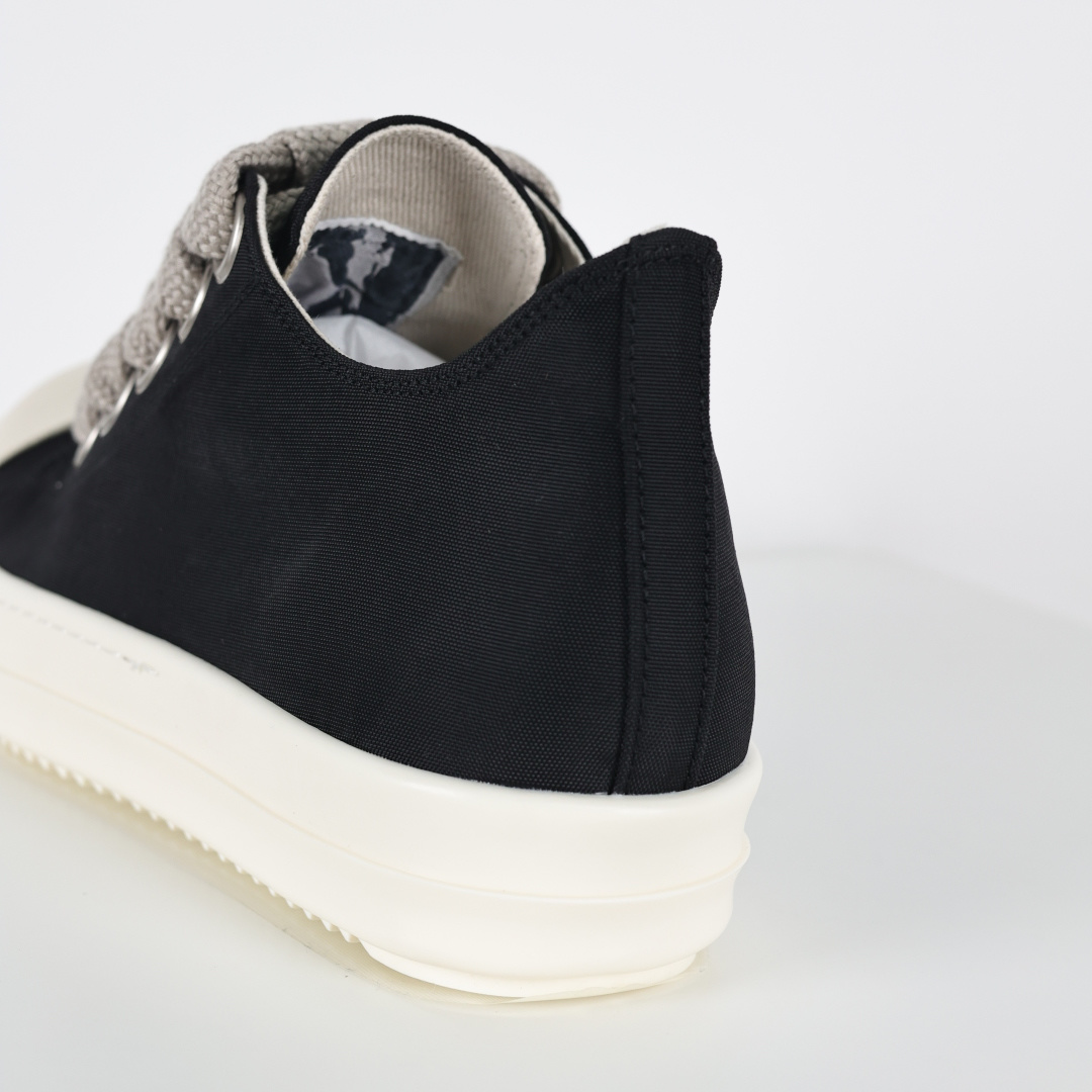 RO / Rick Owens DRKSHDW 瑞克·欧文斯大匡威/低帮/厚底/ 光泽金属尼龙布 低帮 