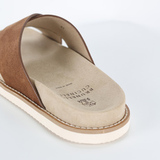 X1 版本 Brunello Cucinelli 绒面革 Bc交叉拖 卡其色鞋面甄选进口牛反绒皮打造,深 X1 版本 Brunello Cucinelli 绒面革 Bc交叉拖 卡其色鞋面甄选进口牛反绒皮打造,深