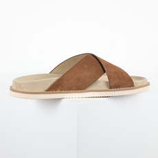 X1 版本 Brunello Cucinelli 绒面革 Bc交叉拖 卡其色鞋面甄选进口牛反绒皮打造,深 X1 版本 Brunello Cucinelli 绒面革 Bc交叉拖 卡其色鞋面甄选进口牛反绒皮打造,深