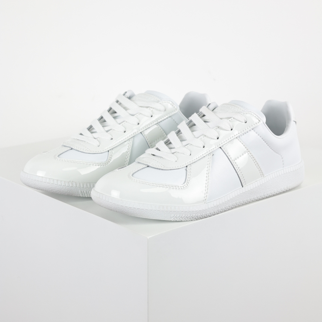 Maison Margiela Calfskin Replica 马吉拉 德训运动休闲板鞋 白色今天出货