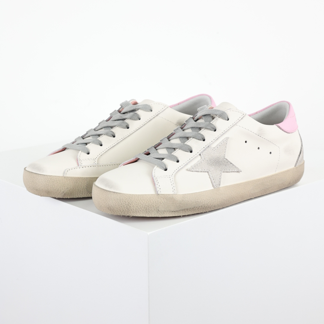 Golden Goose（GGDB）Super-Star 米白灰粉尾GGDB Golden Goose 