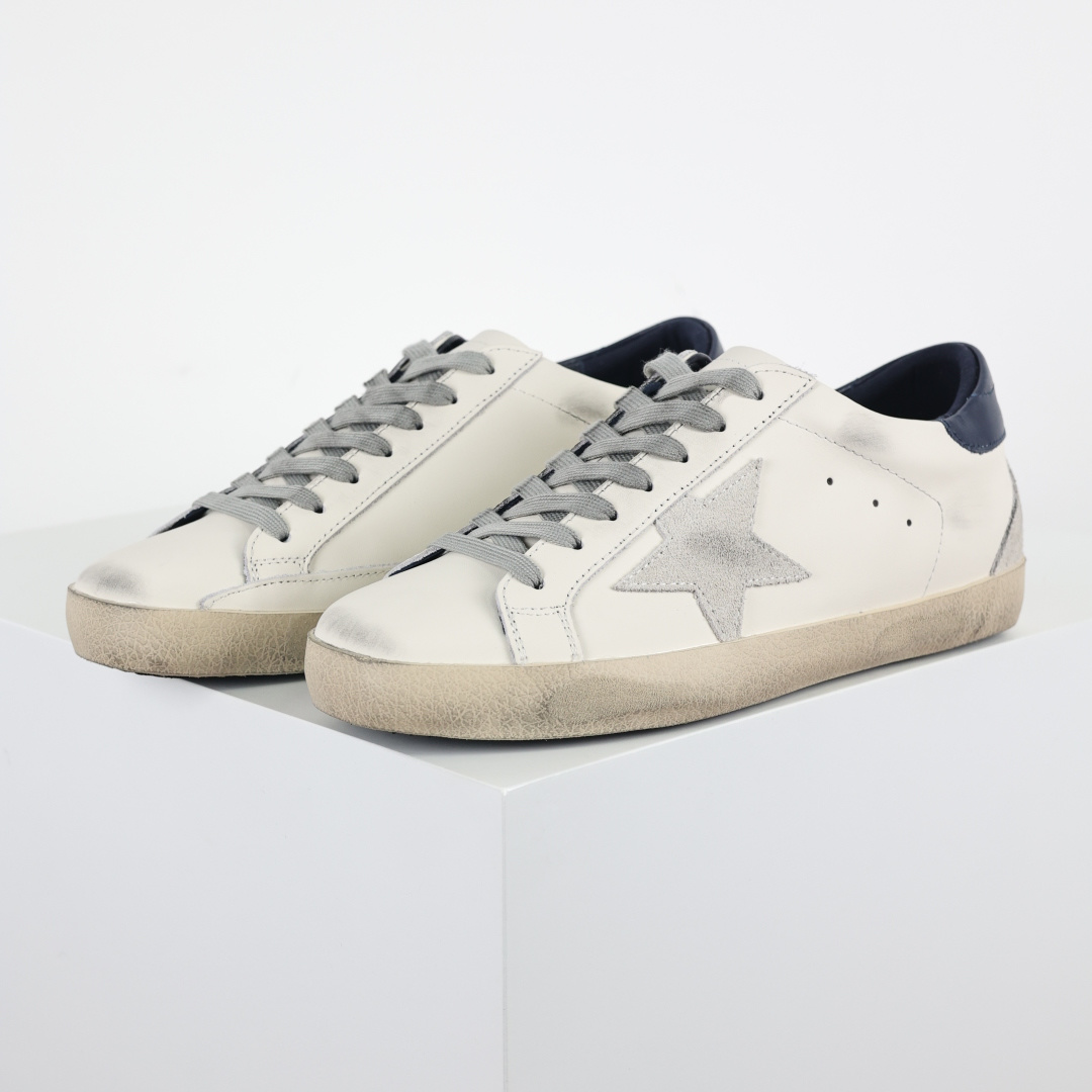 Golden Goose（GGDB）Super-Star 白灰蓝尾GGDB Golden Goose S