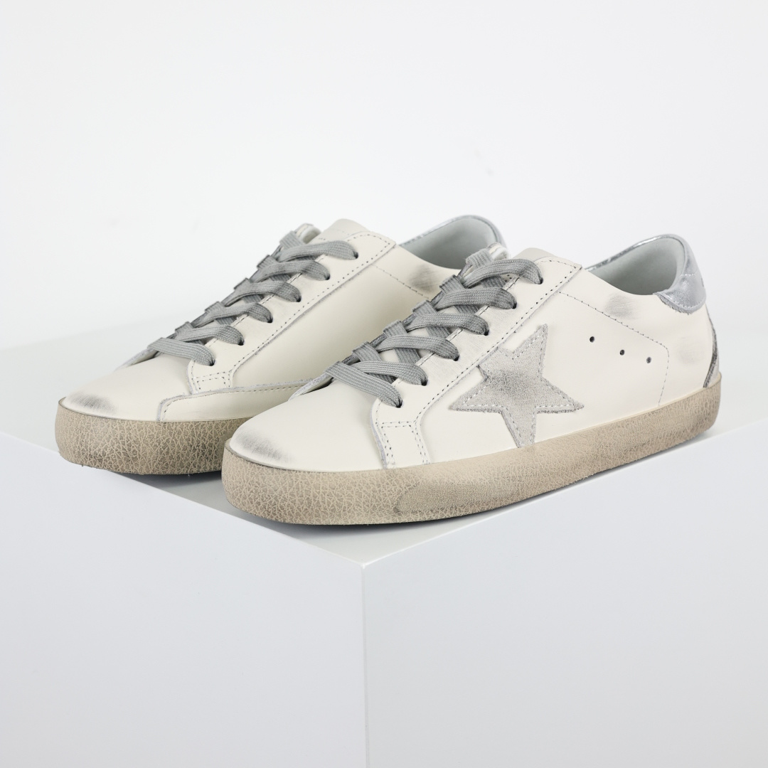 Golden Goose（GGDB）Super-Star 白灰银尾GGDB Golden Goose S