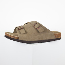 Birkenstock Zurich 勃肯 一字拖鞋 卡其灰全新勃肯半拖 舒适又时髦 潮人必备单品 正确 Birkenstock Zurich 勃肯 一字拖鞋 卡其灰全新勃肯半拖 舒适又时髦 潮人必备单品 正确