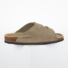 Birkenstock Zurich 勃肯 一字拖鞋 卡其灰全新勃肯半拖 舒适又时髦 潮人必备单品 正确 Birkenstock Zurich 勃肯 一字拖鞋 卡其灰全新勃肯半拖 舒适又时髦 潮人必备单品 正确