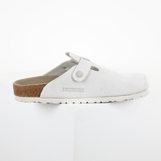 Birkenstock Boston 勃肯 包头半拖 白灰全新勃肯半拖 舒适又时髦 潮人必备单品 正确校 Birkenstock Boston 勃肯 包头半拖 白灰全新勃肯半拖 舒适又时髦 潮人必备单品 正确校
