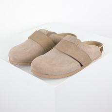 Birkenstock Roma 勃肯 包头魔术贴半拖 浅卡其全新勃肯半拖 舒适又时髦 潮人必备单品 正 Birkenstock Roma 勃肯 包头魔术贴半拖 浅卡其全新勃肯半拖 舒适又时髦 潮人必备单品 正