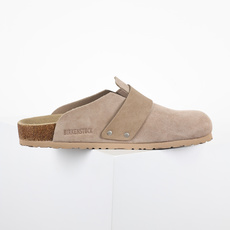 Birkenstock Roma 勃肯 包头魔术贴半拖 浅卡其全新勃肯半拖 舒适又时髦 潮人必备单品 正 Birkenstock Roma 勃肯 包头魔术贴半拖 浅卡其全新勃肯半拖 舒适又时髦 潮人必备单品 正