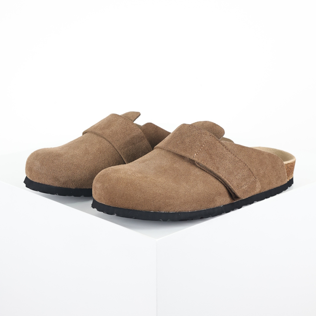 Birkenstock Roma 勃肯 包头魔术贴半拖 沙色全新勃肯半拖 舒适又时髦 潮人必备单品 正确