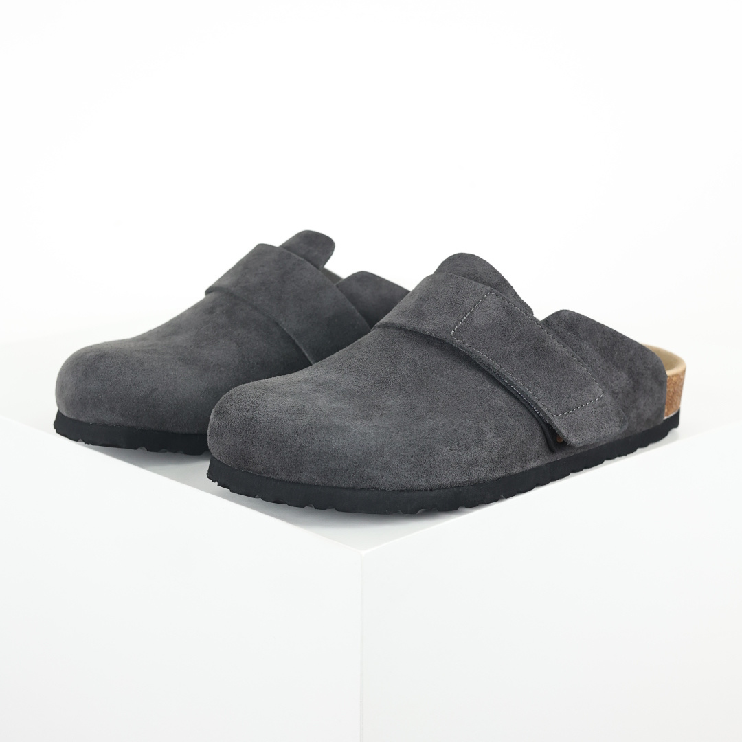 Birkenstock Roma 勃肯 包头魔术贴半拖 深灰全新勃肯半拖 舒适又时髦 潮人必备单品 正确