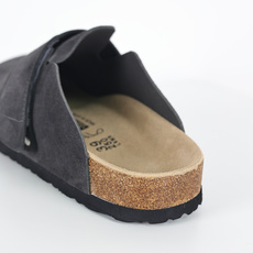 Birkenstock Roma 勃肯 包头魔术贴半拖 深灰全新勃肯半拖 舒适又时髦 潮人必备单品 正确 Birkenstock Roma 勃肯 包头魔术贴半拖 深灰全新勃肯半拖 舒适又时髦 潮人必备单品 正确