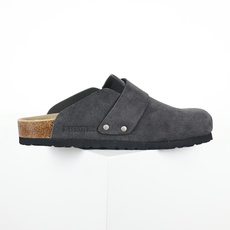 Birkenstock Roma 勃肯 包头魔术贴半拖 深灰全新勃肯半拖 舒适又时髦 潮人必备单品 正确 Birkenstock Roma 勃肯 包头魔术贴半拖 深灰全新勃肯半拖 舒适又时髦 潮人必备单品 正确