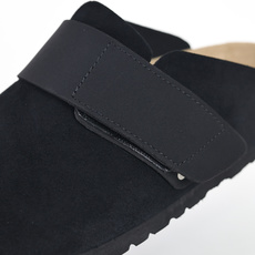 Birkenstock Roma 勃肯 包头魔术贴半拖 黑色全新勃肯半拖 舒适又时髦 潮人必备单品 正确 Birkenstock Roma 勃肯 包头魔术贴半拖 黑色全新勃肯半拖 舒适又时髦 潮人必备单品 正确