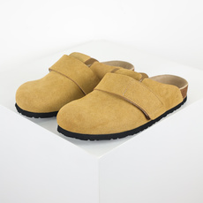 Birkenstock Roma 勃肯 包头魔术贴半拖 米黄全新勃肯半拖 舒适又时髦 潮人必备单品 正确 Birkenstock Roma 勃肯 包头魔术贴半拖 米黄全新勃肯半拖 舒适又时髦 潮人必备单品 正确