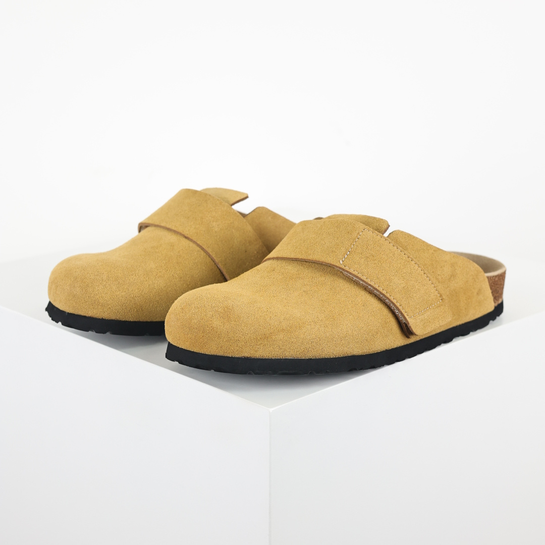 Birkenstock Roma 勃肯 包头魔术贴半拖 米黄全新勃肯半拖 舒适又时髦 潮人必备单品 正确