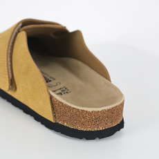 Birkenstock Roma 勃肯 包头魔术贴半拖 米黄全新勃肯半拖 舒适又时髦 潮人必备单品 正确 Birkenstock Roma 勃肯 包头魔术贴半拖 米黄全新勃肯半拖 舒适又时髦 潮人必备单品 正确