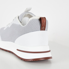 Loro Piana Week End Walk Evo 针织网面休闲运动鞋 男款牛皮革 网眼平底系带 运动鞋 浅灰白 Loro Piana Week End Walk Evo 针织网面休闲运动鞋 男款牛皮革 网眼平底系带 运动鞋 浅灰白