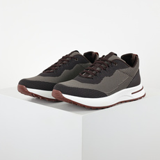 Loro Piana Week End Walk Evo 针织网面休闲运动鞋 男款牛皮革 网眼平底系带 运动鞋 黑灰/深 Loro Piana Week End Walk Evo 针织网面休闲运动鞋 男款牛皮革 网眼平底系带 运动鞋 黑灰/深