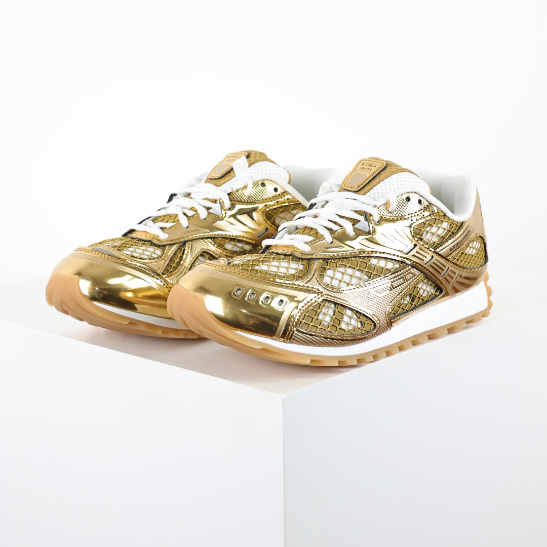 BV Bottega Veneta Orbit 时尚休闲运动鞋 金属亮金 原版一比一开发 新款BV葆蝶家时尚休闲 Orb BV Bottega Veneta Orbit 时尚休闲运动鞋 金属亮金 原版一比一开发 新款BV葆蝶家时尚休闲 Orb