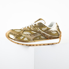 BV Bottega Veneta Orbit 时尚休闲运动鞋 金属亮金 原版一比一开发 新款BV葆蝶家时尚休闲 Orb BV Bottega Veneta Orbit 时尚休闲运动鞋 金属亮金 原版一比一开发 新款BV葆蝶家时尚休闲 Orb