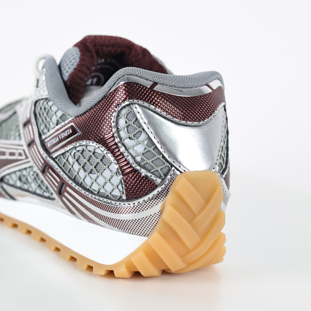 BV Bottega Veneta Orbit 时尚休闲运动鞋 酒红银镜面 原版一比一开发 新款BV葆蝶家时尚休闲 Or BV Bottega Veneta Orbit 时尚休闲运动鞋 酒红银镜面 原版一比一开发 新款BV葆蝶家时尚休闲 Or