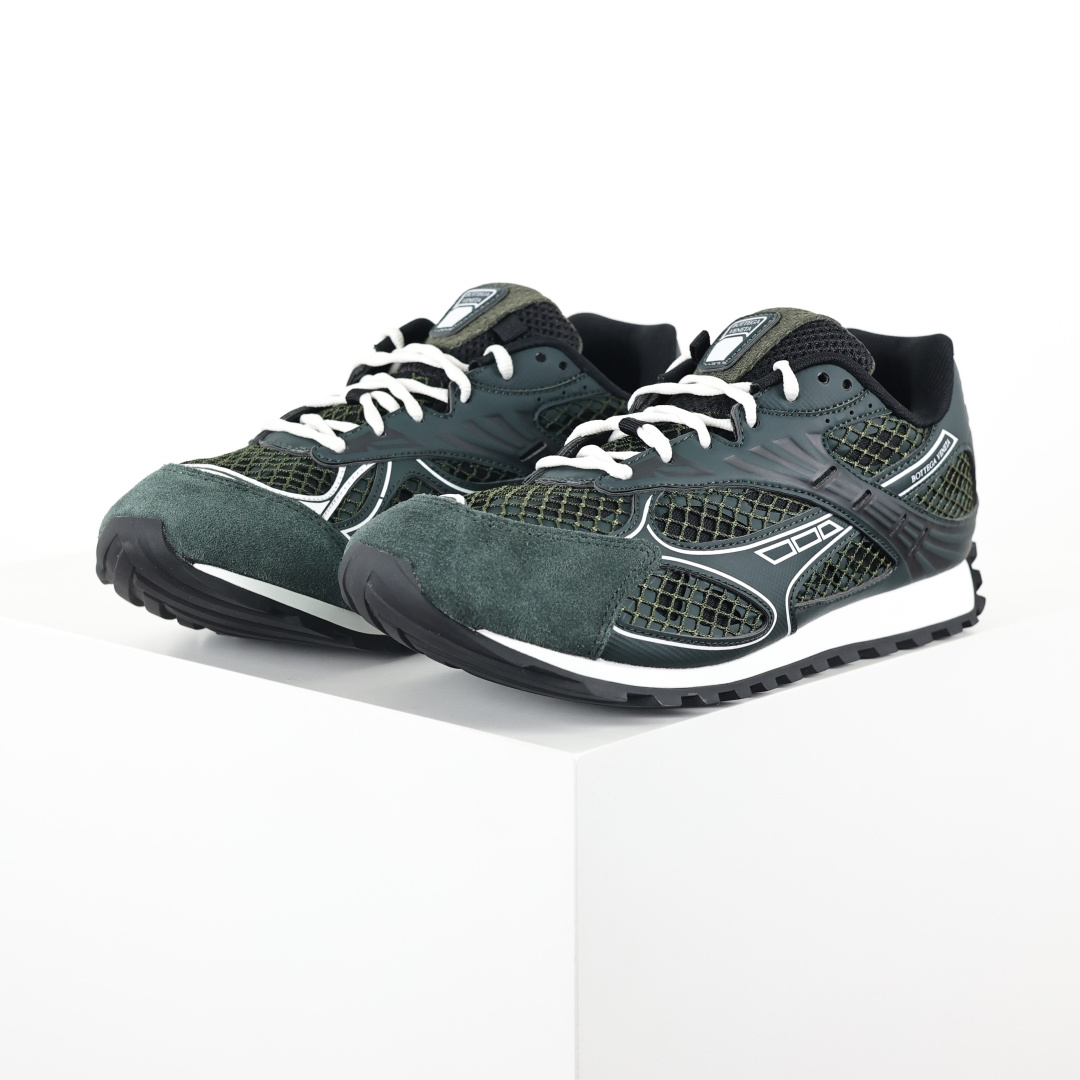 BV Bottega Veneta Orbit 时尚休闲运动鞋 深墨绿绒面 原版一比一开发 新款BV葆蝶家时尚休闲 Or BV Bottega Veneta Orbit 时尚休闲运动鞋 深墨绿绒面 原版一比一开发 新款BV葆蝶家时尚休闲 Or
