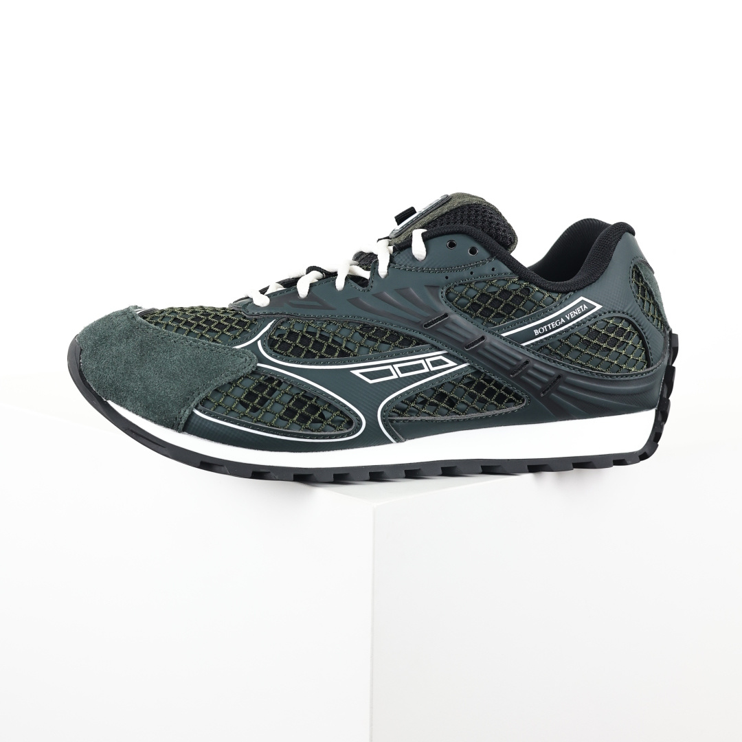 BV Bottega Veneta Orbit 时尚休闲运动鞋 深墨绿绒面 原版一比一开发 新款BV葆蝶家时尚休闲 Or BV Bottega Veneta Orbit 时尚休闲运动鞋 深墨绿绒面 原版一比一开发 新款BV葆蝶家时尚休闲 Or