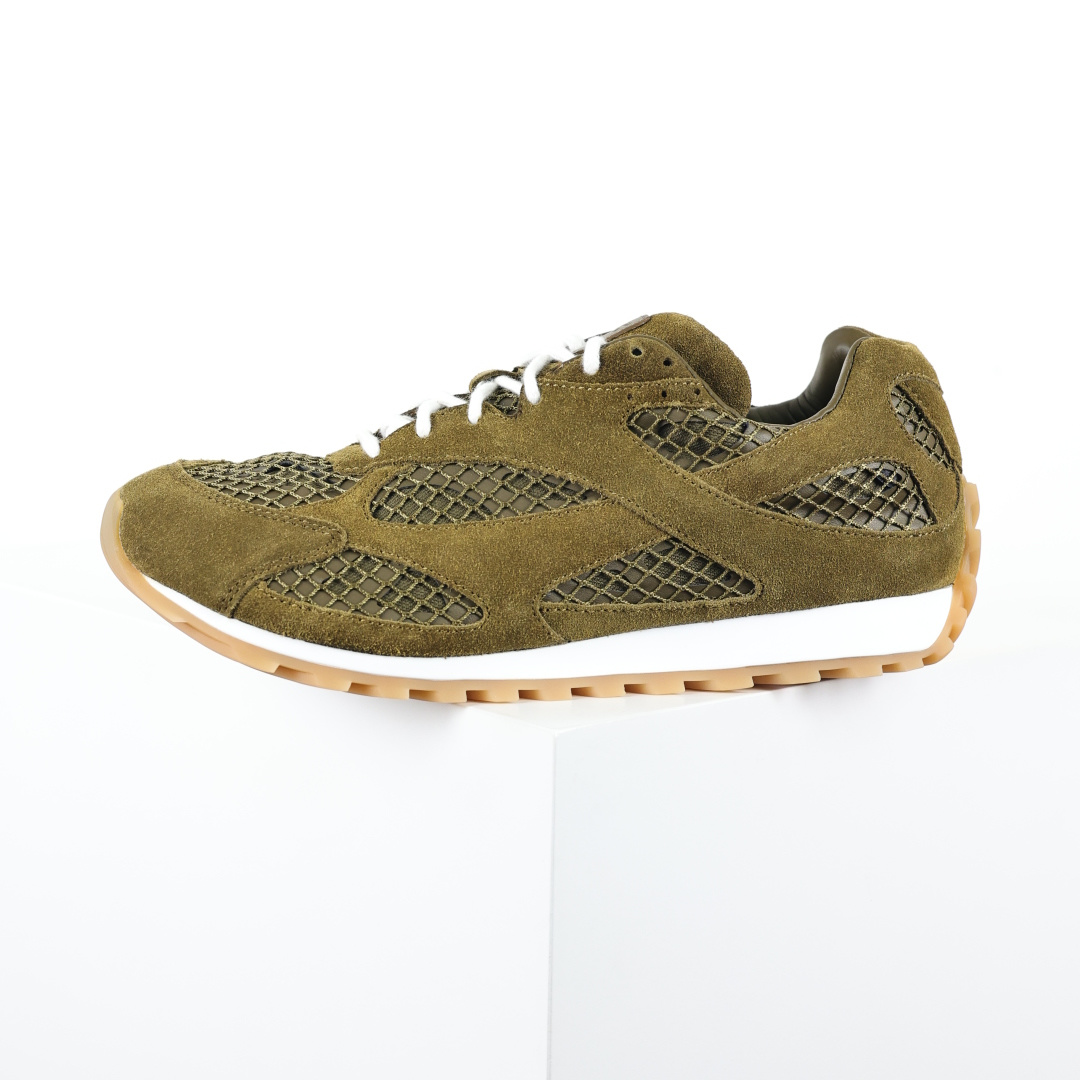 BV Bottega Veneta Orbit 时尚休闲运动鞋 橄榄棕绒面 原版一比一开发 新款BV葆蝶家时尚休闲 Or BV Bottega Veneta Orbit 时尚休闲运动鞋 橄榄棕绒面 原版一比一开发 新款BV葆蝶家时尚休闲 Or