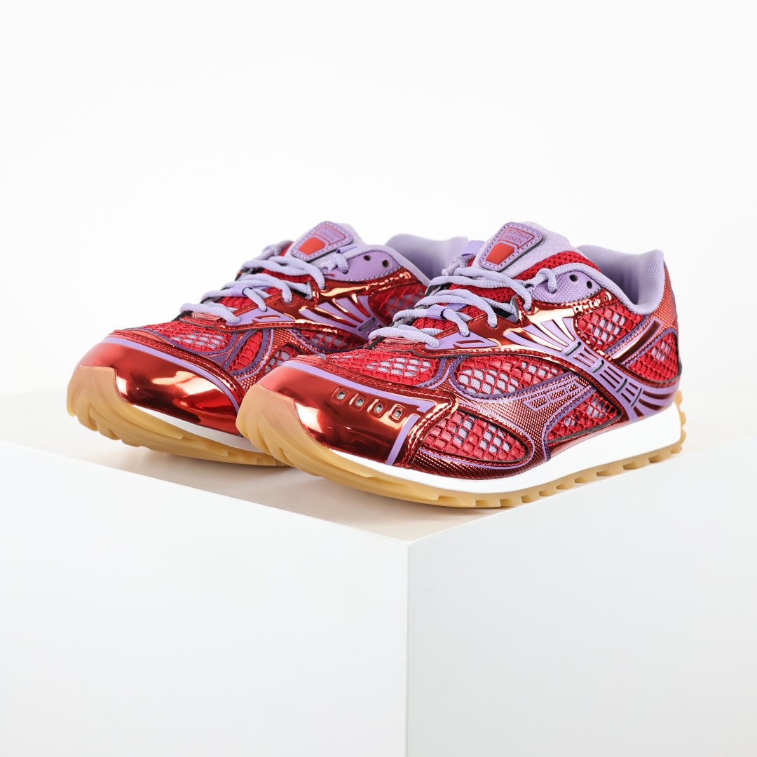 BV Bottega Veneta Orbit 时尚休闲运动鞋 红紫镜面 原版一比一开发 新款BV葆蝶家时尚休闲 Orb BV Bottega Veneta Orbit 时尚休闲运动鞋 红紫镜面 原版一比一开发 新款BV葆蝶家时尚休闲 Orb