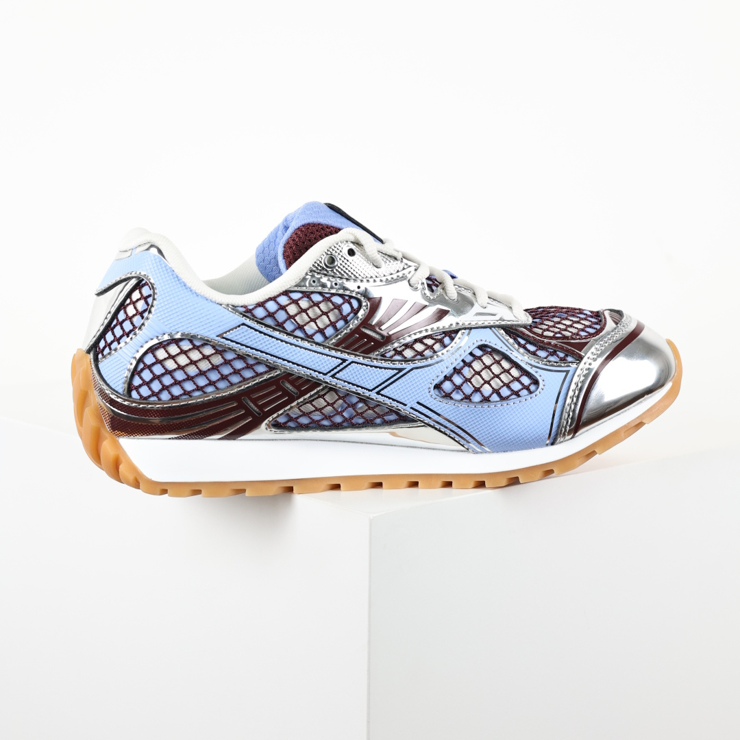 BV Bottega Veneta Orbit 时尚休闲运动鞋 浅蓝银镜面 原版一比一开发 新款BV葆蝶家时尚休闲 Or BV Bottega Veneta Orbit 时尚休闲运动鞋 浅蓝银镜面 原版一比一开发 新款BV葆蝶家时尚休闲 Or