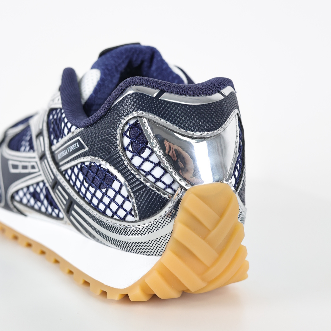 BV Bottega Veneta Orbit 时尚休闲运动鞋 藏蓝银镜面 原版一比一开发 新款BV葆蝶家时尚休闲 Or BV Bottega Veneta Orbit 时尚休闲运动鞋 藏蓝银镜面 原版一比一开发 新款BV葆蝶家时尚休闲 Or