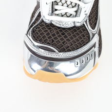 BV Bottega Veneta Orbit 时尚休闲运动鞋 巧克力棕银 原版一比一开发 新款BV葆蝶家时尚休闲 Or BV Bottega Veneta Orbit 时尚休闲运动鞋 巧克力棕银 原版一比一开发 新款BV葆蝶家时尚休闲 Or