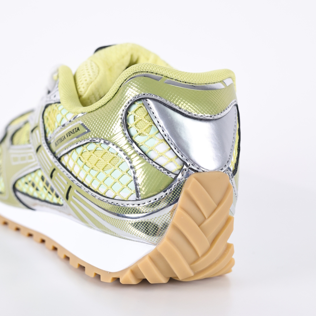 BV Bottega Veneta Orbit 时尚休闲运动鞋 柠檬黄绿银 原版一比一开发 新款BV葆蝶家时尚休闲 Or BV Bottega Veneta Orbit 时尚休闲运动鞋 柠檬黄绿银 原版一比一开发 新款BV葆蝶家时尚休闲 Or