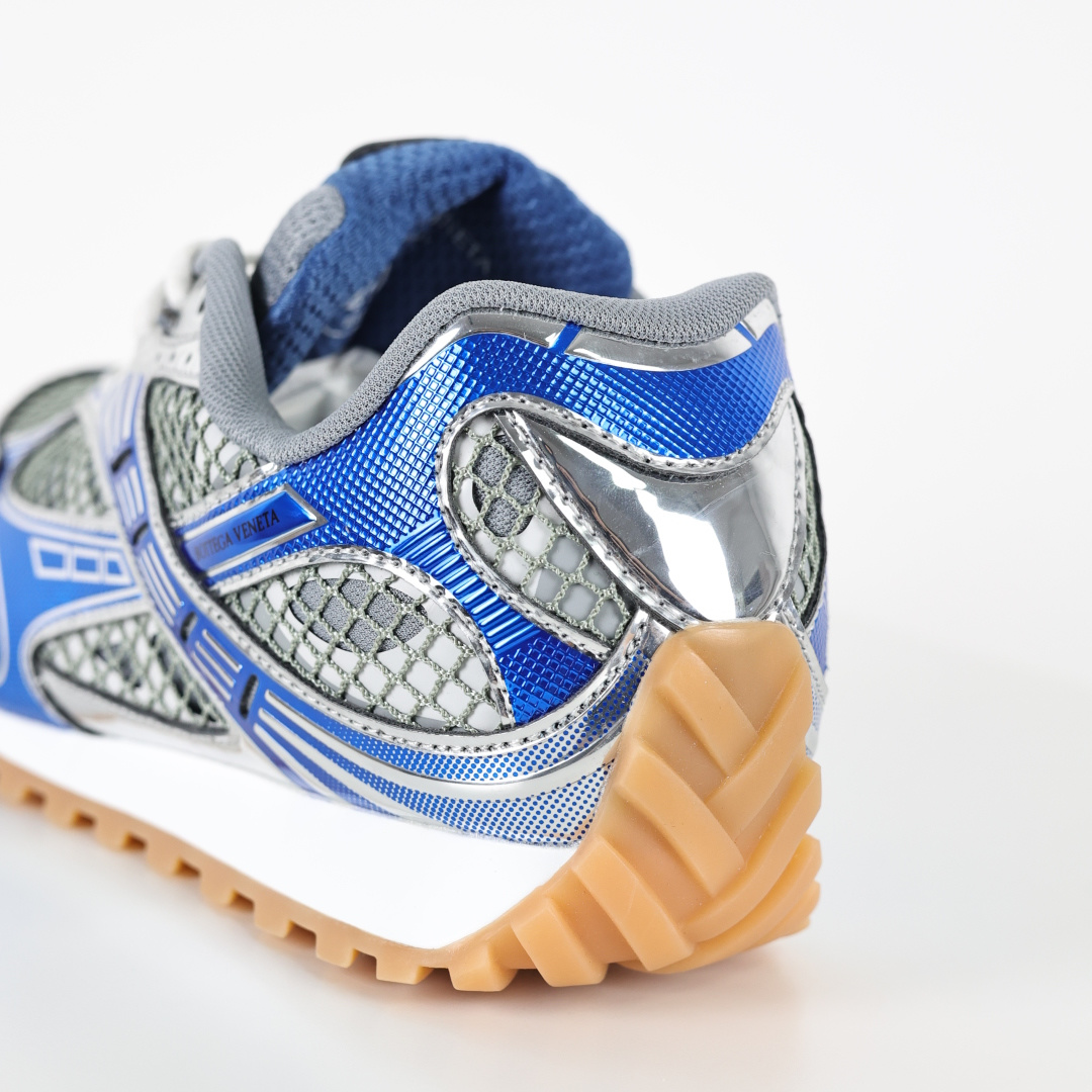 自取 BV Bottega Veneta Orbit 时尚休闲运动鞋 宝蓝银 原版一比一开发 新款BV葆蝶家时尚休闲 O