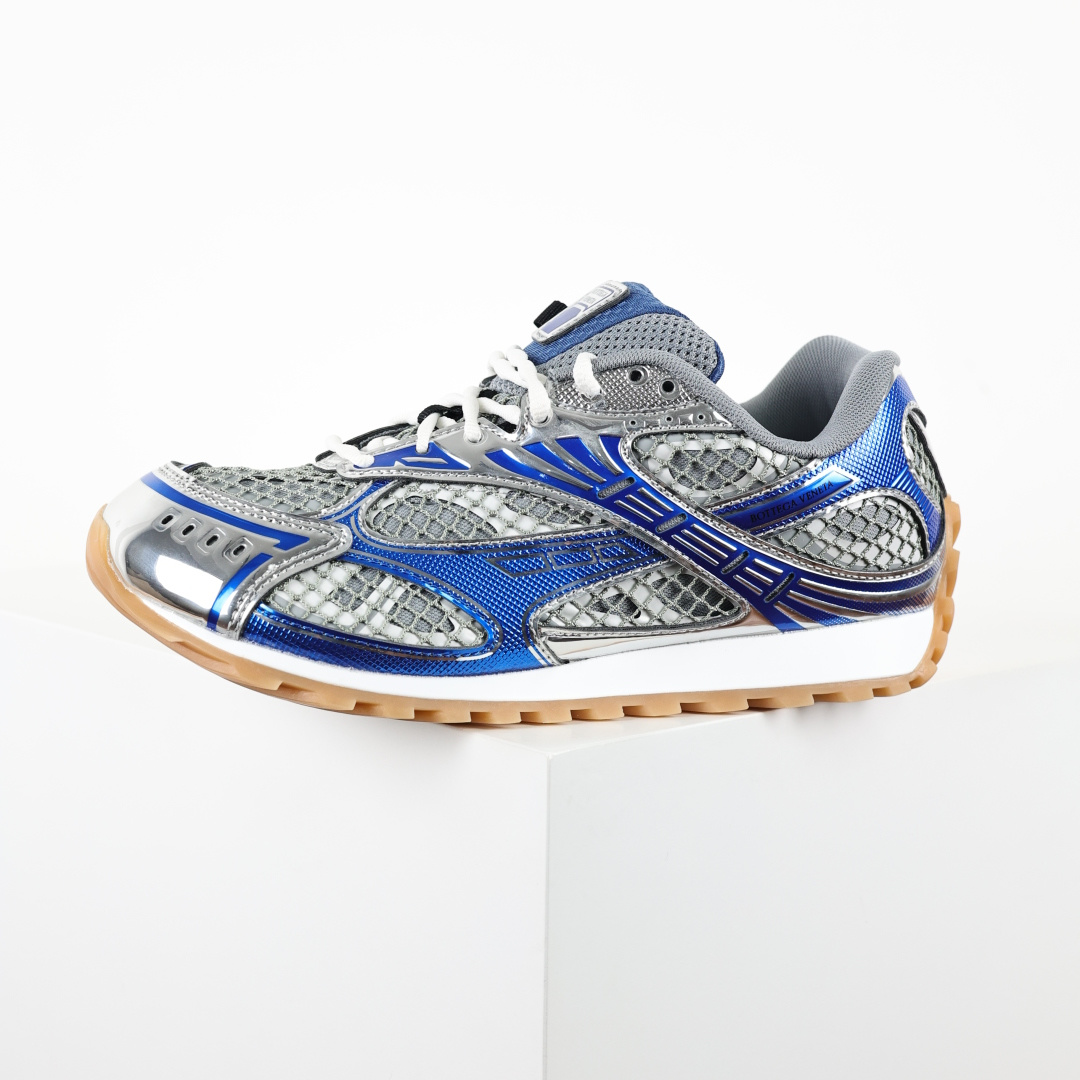 自取 BV Bottega Veneta Orbit 时尚休闲运动鞋 宝蓝银 原版一比一开发 新款BV葆蝶家时尚休闲 O