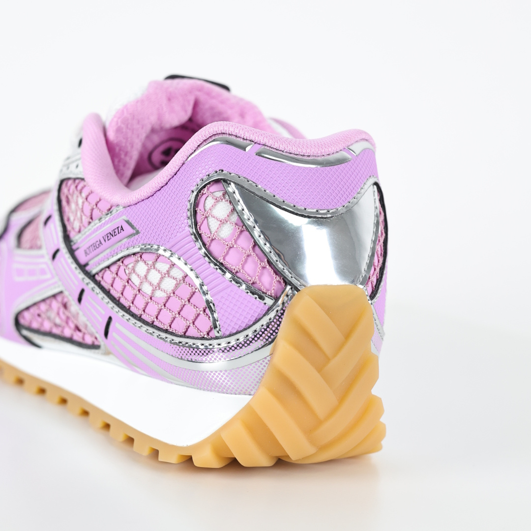 自取 BV Bottega Veneta Orbit 时尚休闲运动鞋 粉紫银 原版一比一开发 新款BV葆蝶家时尚休闲 O