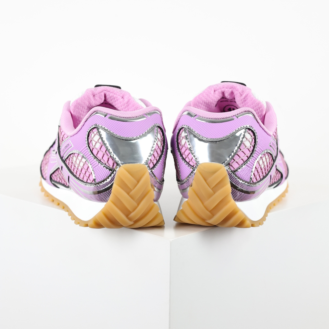 自取 BV Bottega Veneta Orbit 时尚休闲运动鞋 粉紫银 原版一比一开发 新款BV葆蝶家时尚休闲 O