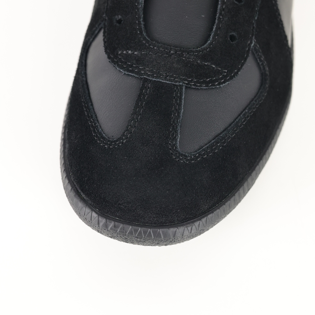 Maison Margiela Calfskin Replica 马吉拉 德训运动休闲板鞋 全黑 东莞纯原 原版一比一开