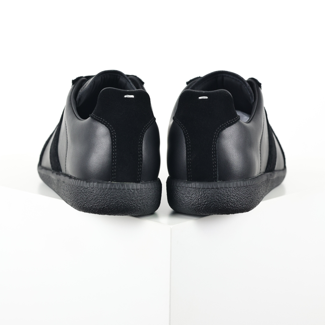 Maison Margiela Calfskin Replica 马吉拉 德训运动休闲板鞋 全黑 东莞纯原 原版一比一开