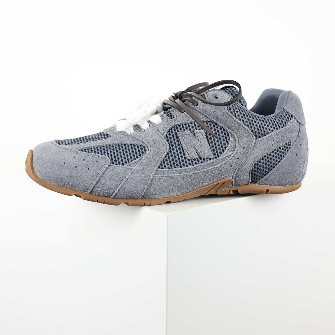 M1u M1u x NB 530联名款 灰蓝棕 大厂出品 全套原楦原纸板原厂数据开发 原厂三文治网纱 原装进口头层牛皮正