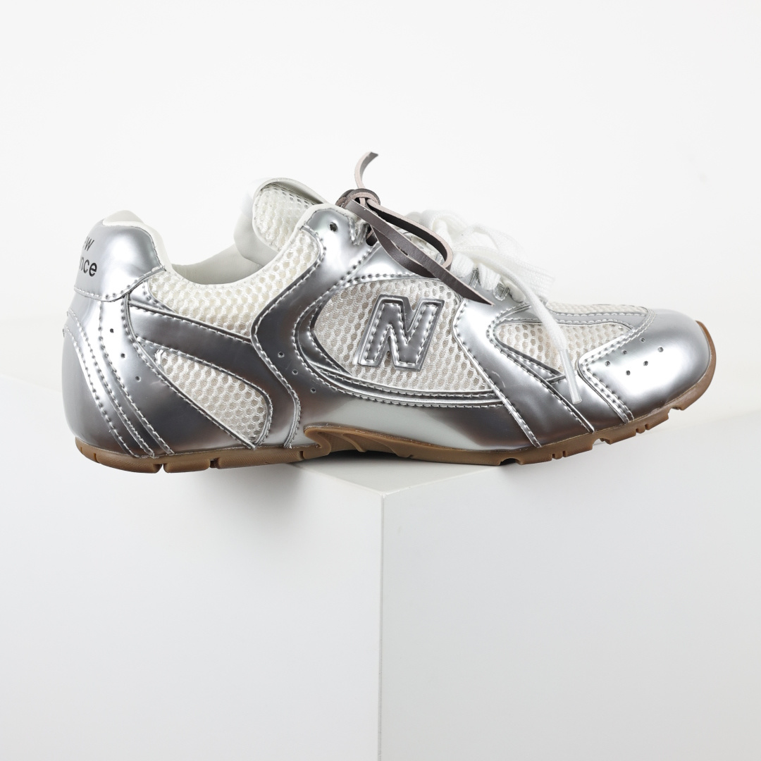 M1u M1u x NB 530联名款 白银棕网面 大厂出品 全套原楦原纸板原厂数据开发 原厂三文治网纱 原装进口头层牛