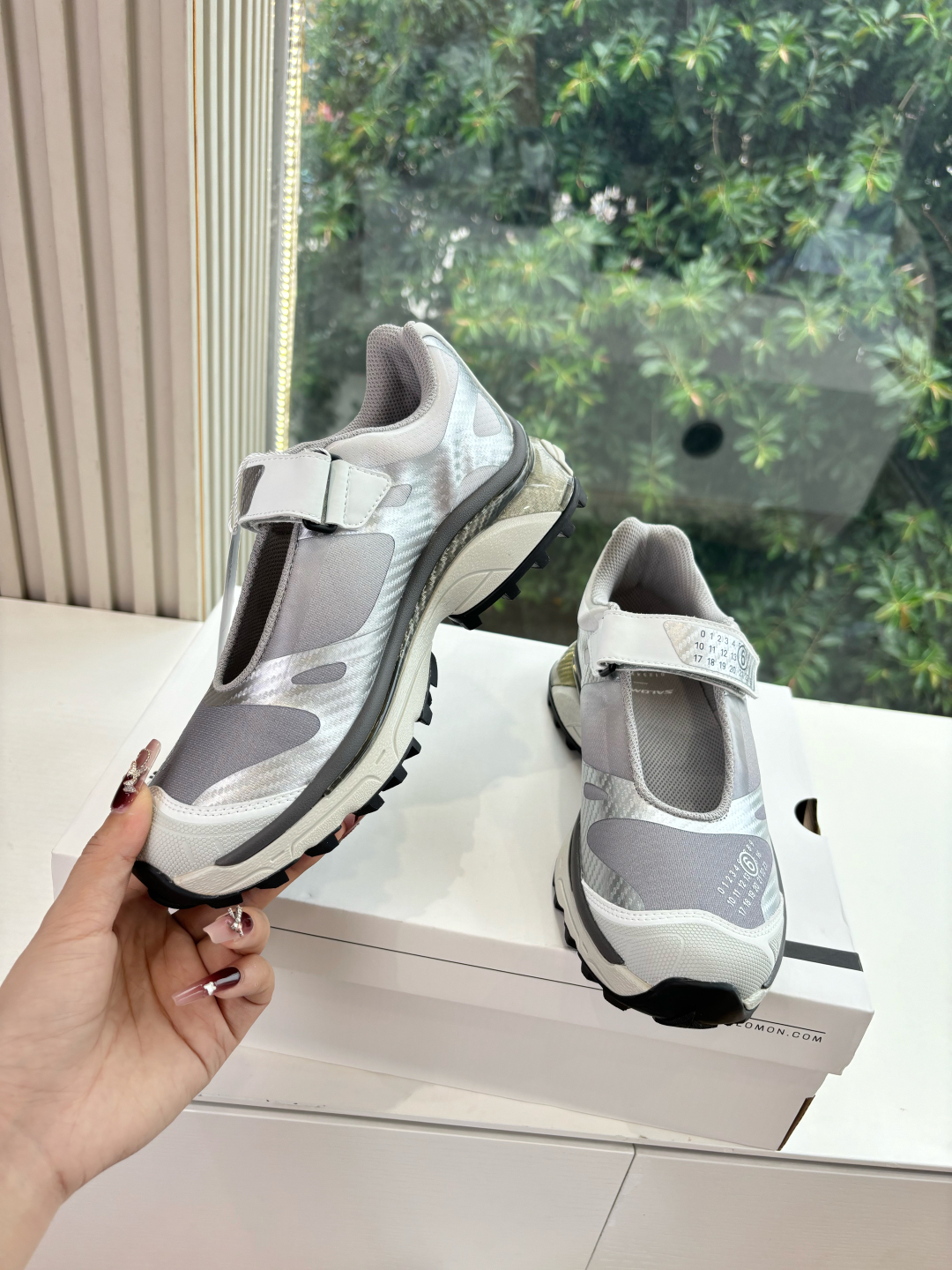 Salomon TM178 Designer Training Shoes: Classic Leather Collage Design, Light Luxury Comfort - 图片 2