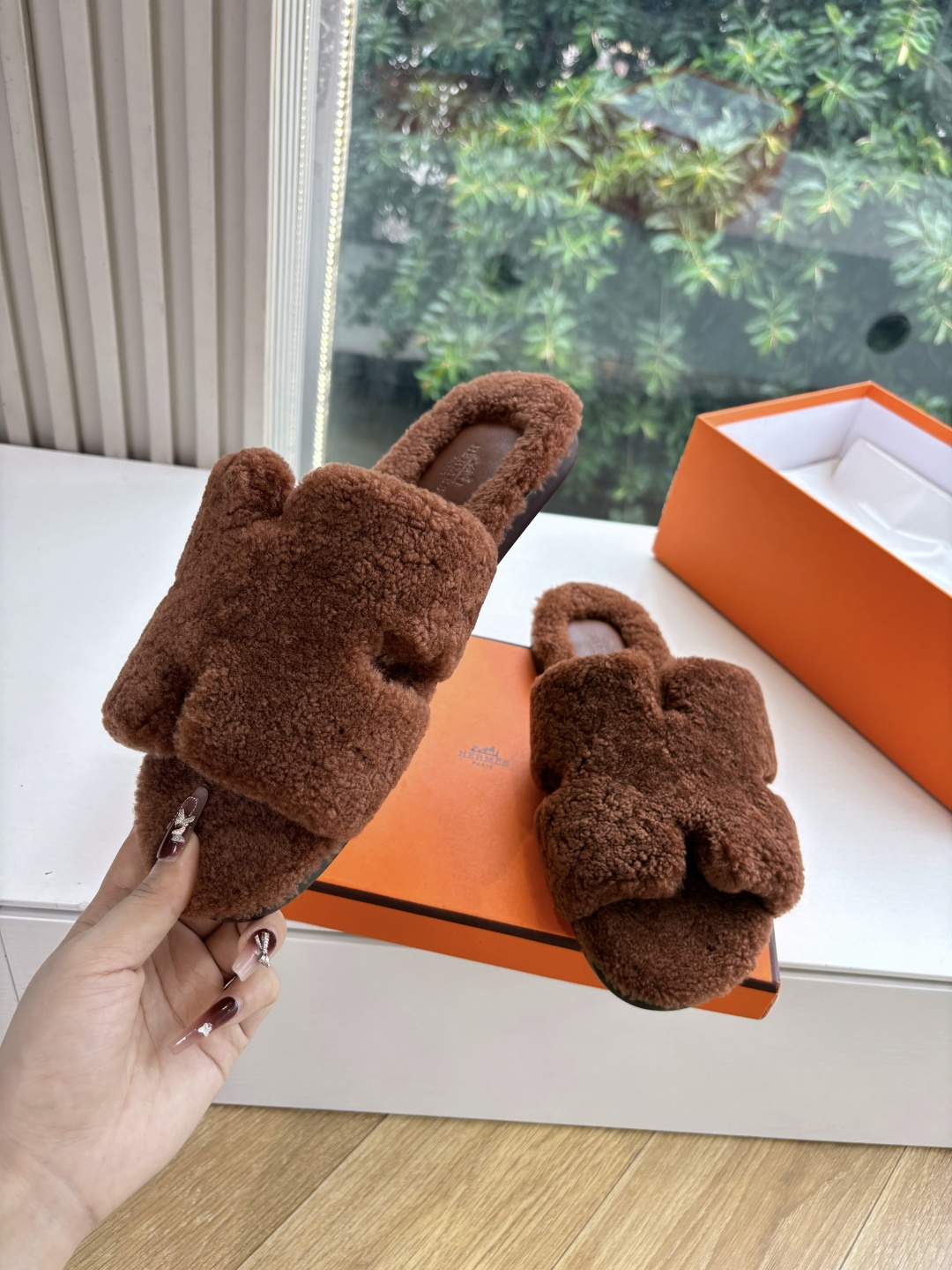 🌾G052所见即所得顶版2026春夏新款HERMES爱马仕专柜新款最近火到不行的情侣款H二舅鞋猪鼻子凉鞋