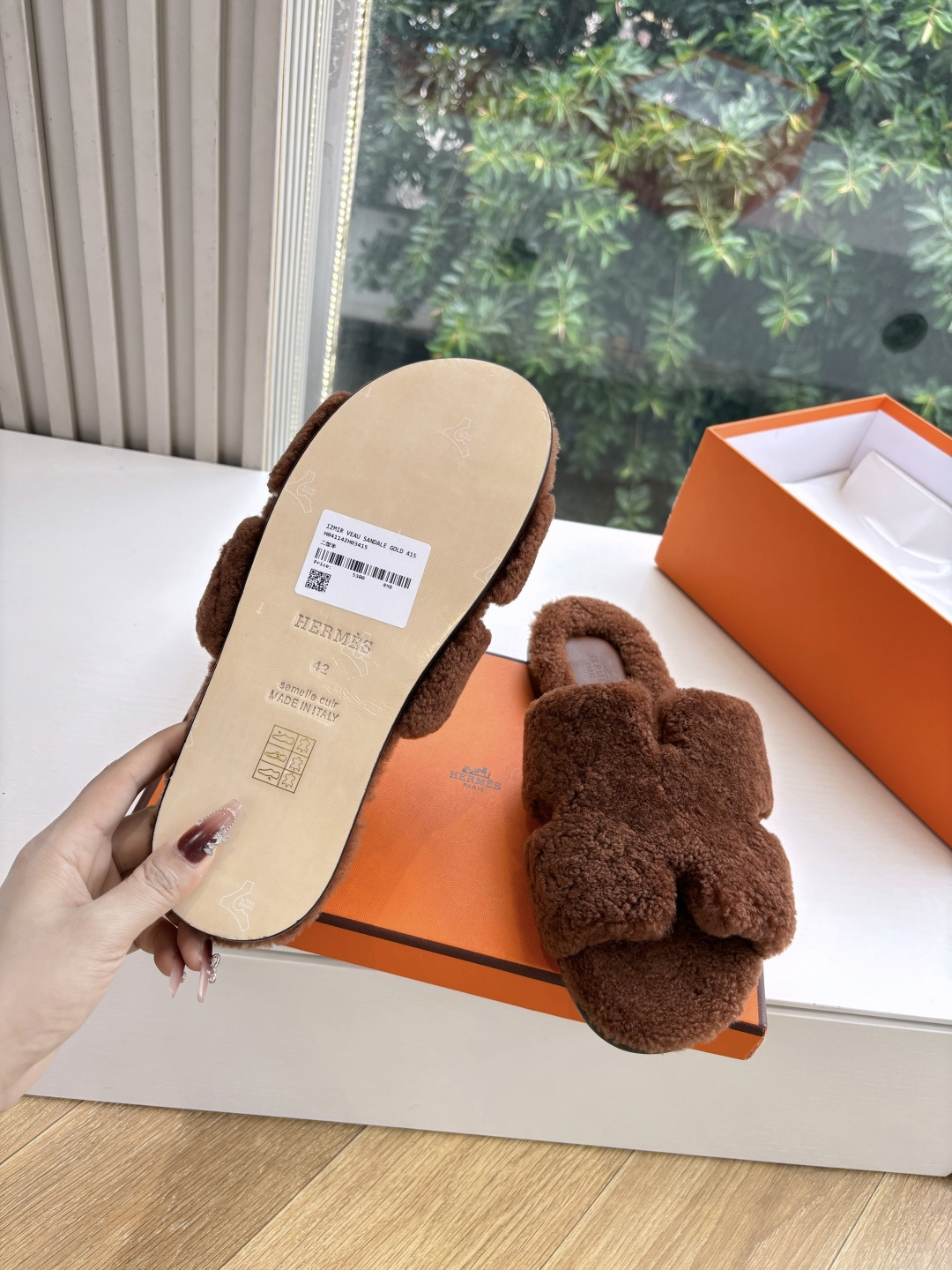 🌾G052所见即所得顶版2026春夏新款HERMES爱马仕专柜新款最近火到不行的情侣款H二舅鞋猪鼻子凉鞋