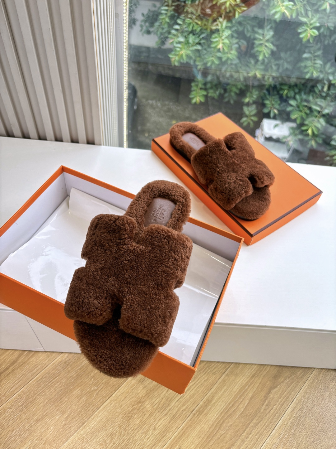 🌾G052所见即所得顶版2026春夏新款HERMES爱马仕专柜新款最近火到不行的情侣款H二舅鞋猪鼻子凉鞋