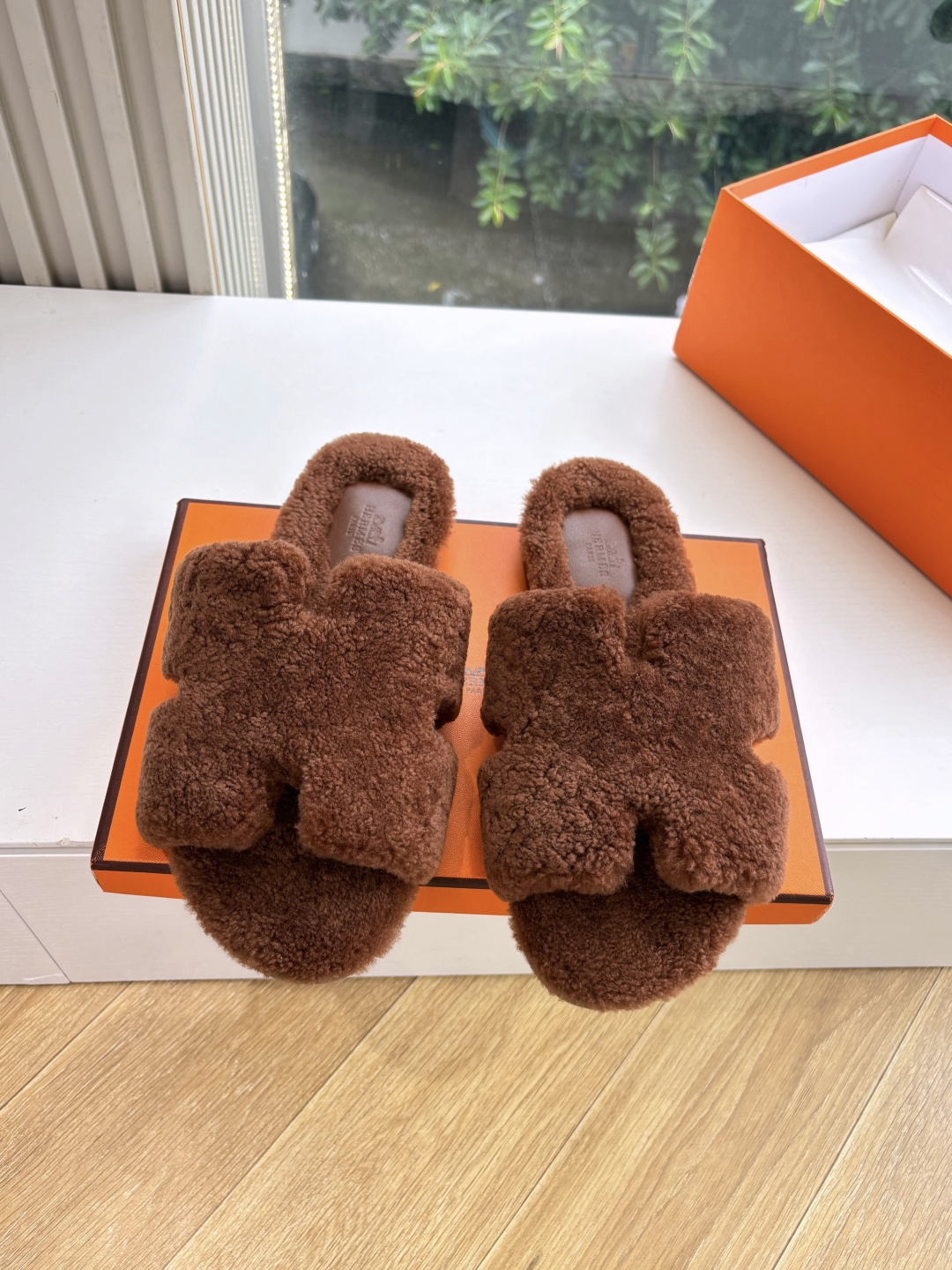 🌾G052所见即所得顶版2026春夏新款HERMES爱马仕专柜新款最近火到不行的情侣款H二舅鞋猪鼻子凉鞋